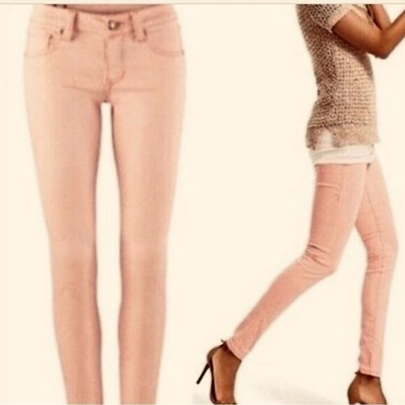 CAbi Peach Colored Skinny Jeans. - Picture 4 of 6